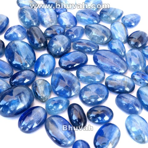 12pcs kyanite Cabochon for Jewelry Natural Kyanite Cabochon Gemstone, 5x7mm Natural Kyanite Cabochon,