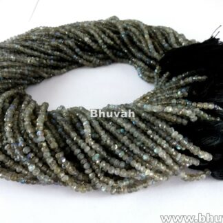 Rondelle Faceted Labradorite Beads Strand
