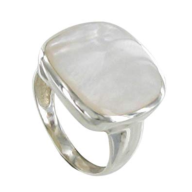Mother of Pearl Stone Ring