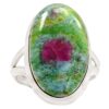 Natural Ruby Fuchsite Ring