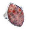 Red Poppy Jasper Stone Ring