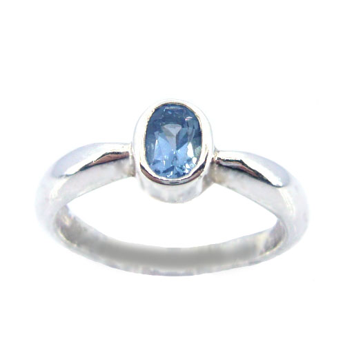 Blue Topaz Stone Ring Price