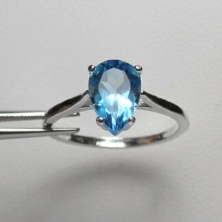 Genuine Blue Topaz Ring Price