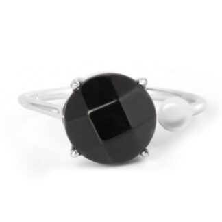 Round Black Onyx Ring Price