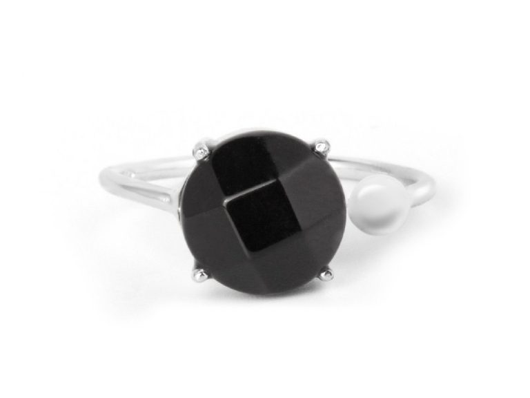 Round Black Onyx Ring Price