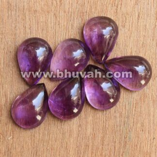 Amethyst pear shape cabochon 10x7 mm per gram price