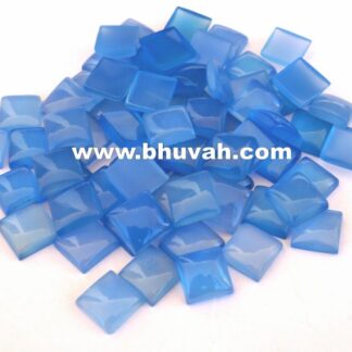 Blue Chalcedony Square Shape 10x10 mm Stone Gemstone Cabochon Price