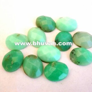 Faceted Chrysoprase 8x10 mm Oval Stone Gemstone Price