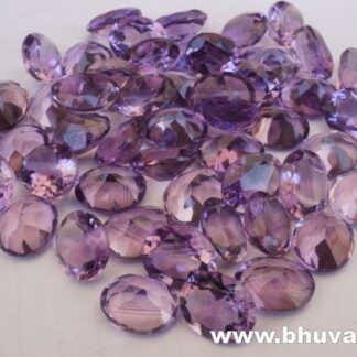 Natural amethyst oval shape cut stone per carat price 8x10mm