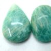 amazonite stone price 2 piece gemstone cabochon