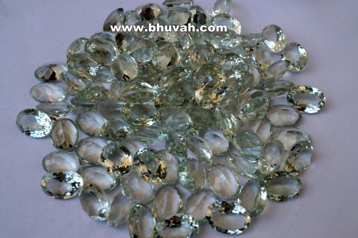 Green Amethyst 14x10mm Oval Shape Faceted Cut Stone Gemstone Price Per Carat
