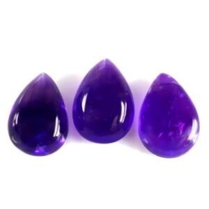 Pear Shape Amethyst Soft Tapered and Naturally Beautiful 1 Piece