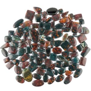 Natural Bloodstone Cabochon Healing Gemstone 1 Oval Piece