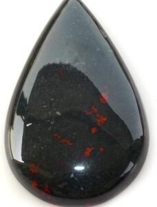 Natural Bloodstone Pear Cut – The Elegant Teardrop 1 Piece