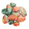 Natural Blood Stone Cabochon 100 gram Wholesale Lot 9-11 Pieces Gemstone for Retailer Wholesaler Jeweler