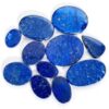 Natural Lapis Lazuli Cabochon Wholesale 100 gram Gemstone 9-11 Pieces Lot Mix Size Shape for Jeweler Wholesaler Retailer