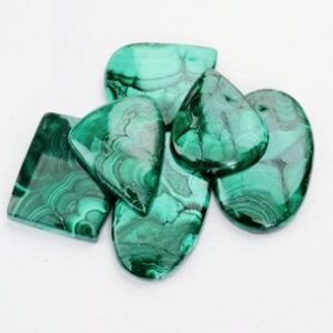 Malachite stone with beautiful pattern 100 gram cabochon lot about 5-7 pieces gemstone