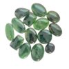 Russian Nephrite Jade Cabochon 1000 gram lot Mix Size Shape Gemstones Jewelry Making Loose Green Stone
