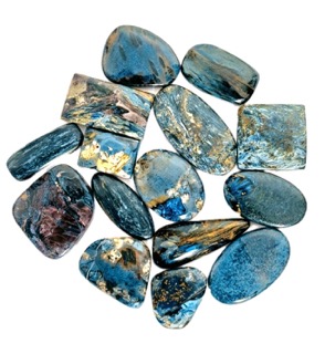 Pietersite Cabochon Small Natural Pietersite Gemstone 100 gram lot Mix Size Shape Cabochon for Jewelry Making Stone (About 8-12 Pieces)