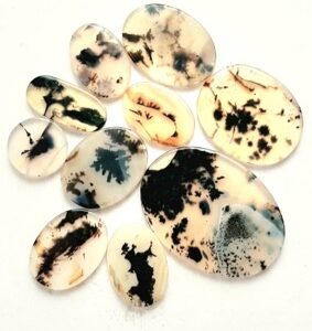 Natural Scenic Agate Cabochon 10 Pieces Lot Mix Size Shape Loose Gemstone for Wholesaler Retailer Jeweler Stone