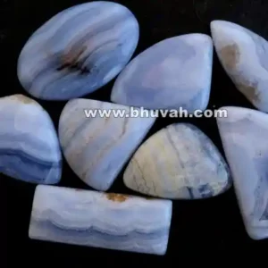 commercial grade blue lace agate cabochon per gram and blue lace agate cabochon per piece
