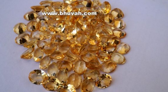 Citrine 10x8mm Oval Shape Faceted Cut Stone Price Per Carat